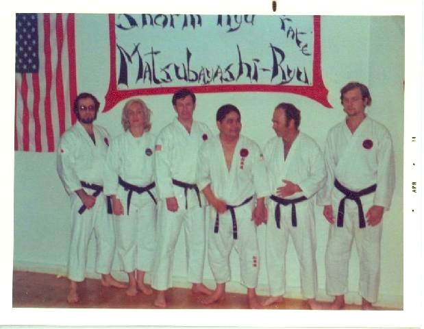 Sensei Sam Palmer & Sensei Ueshiro et.al., April 1974